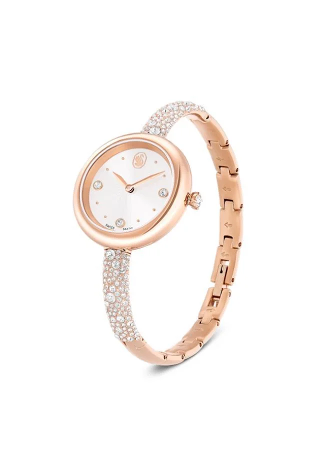 SWAROVSKI Sublima Professional Plated Stainless Steel White Dial Analog Watch
